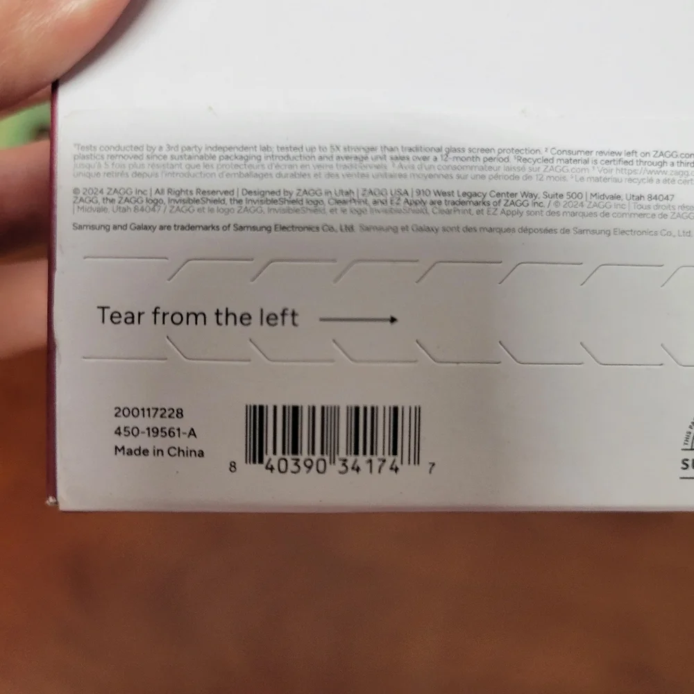 Zagg InvisibleShield Glass Elite Screen Protector for Samsung Galaxy S25 NIB